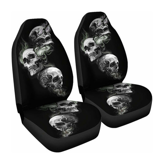 Car Seat Cover All-Inclusive Classic Skull Printing Universal Cross-Border Amazon Ebaywish Aliexpress Hot Style