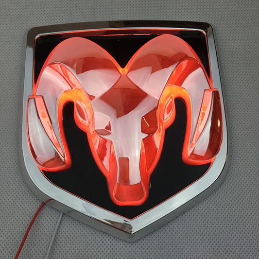 LED Modified Ram Tail Logo Car Head Logo