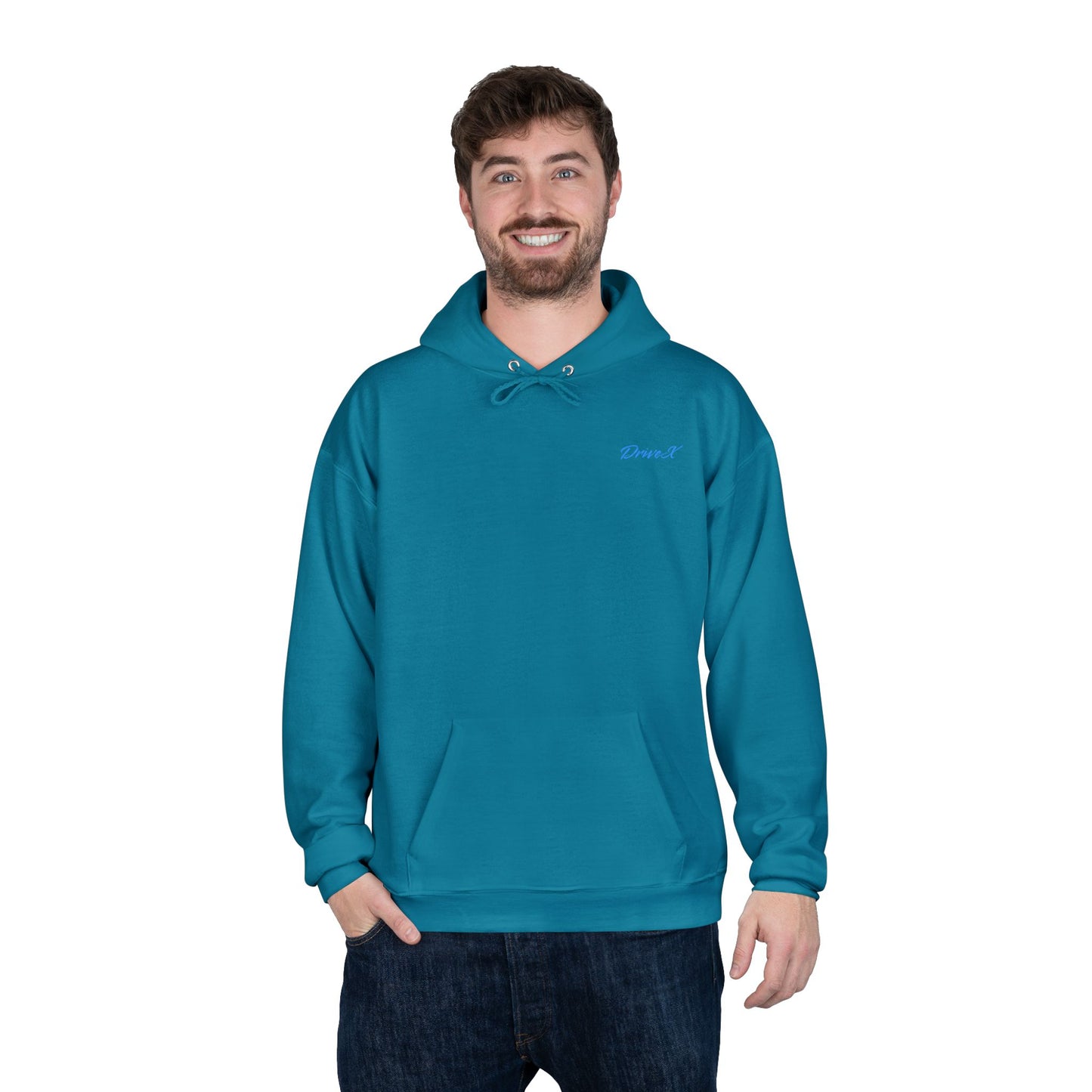 DriveX Unisex EcoSmart® Pullover Hoodie Sweatshirt