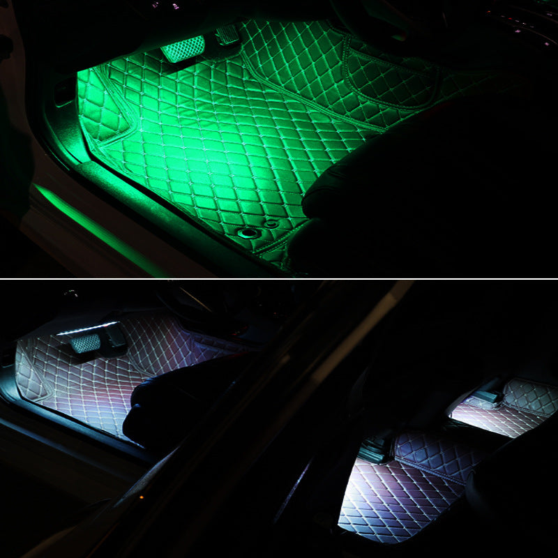 Cool LED Car Atmosphere Lights One for Four Colorful