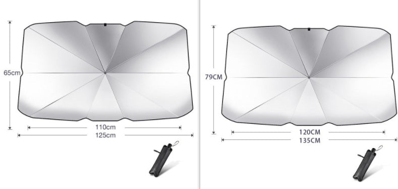 Foldable Car Windshield Sun Shade Umbrella UV Protection Heat Insulation