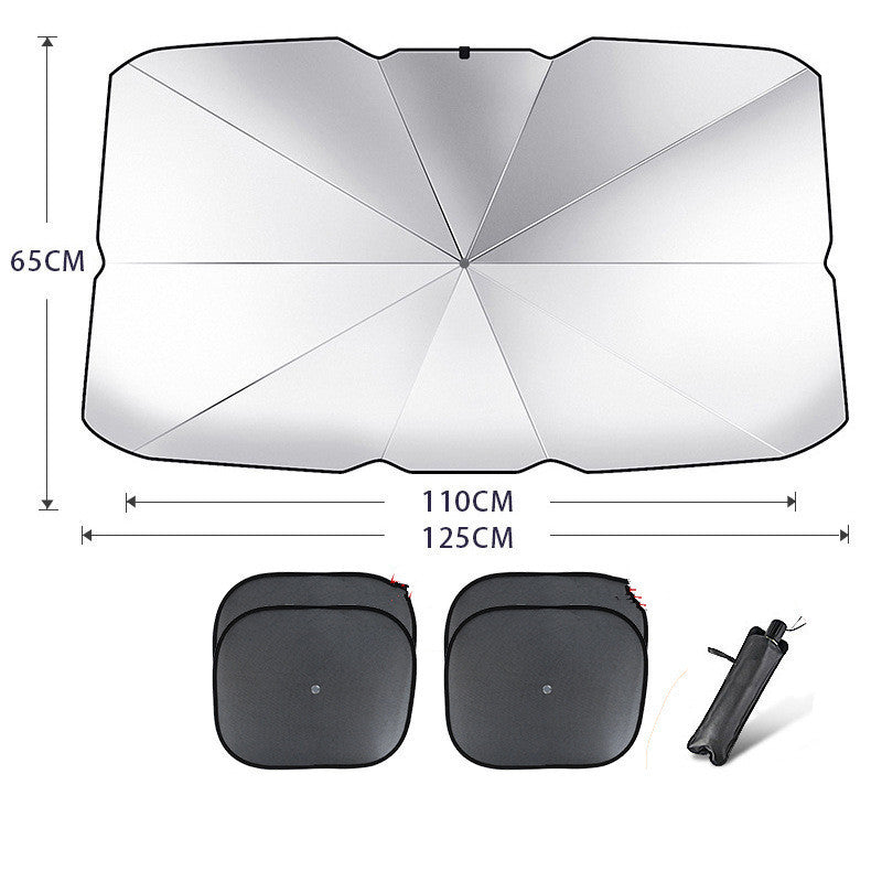 Foldable Car Windshield Sun Shade Umbrella UV Protection Heat Insulation