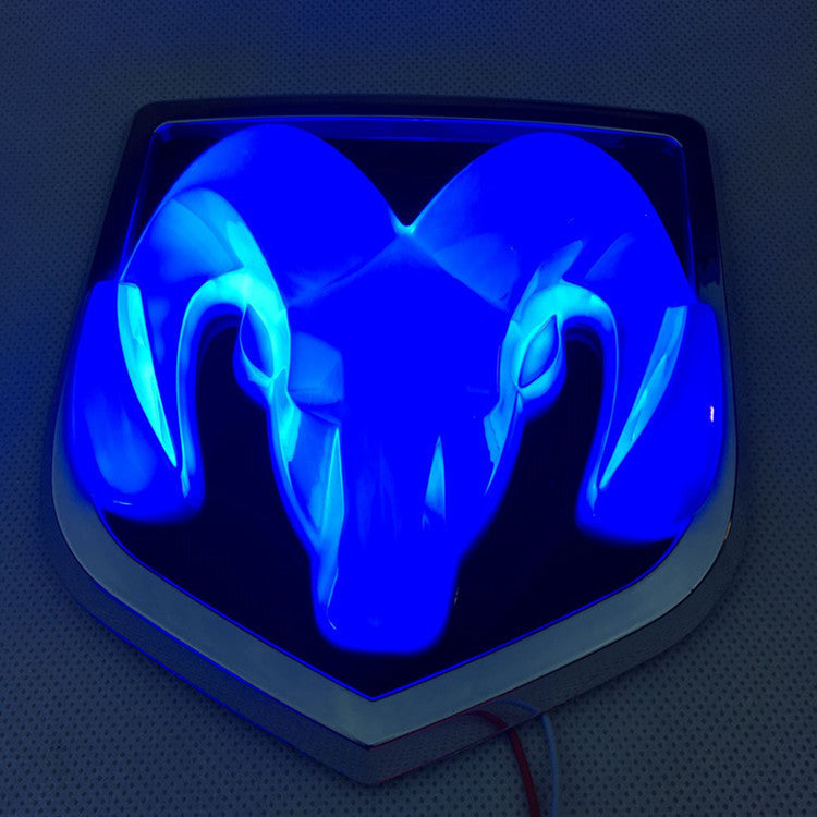 LED Modified Ram Tail Logo Car Head Logo