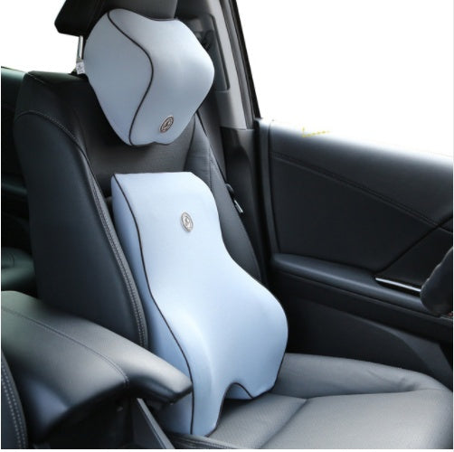 Car Memory Cotton Lumbar Suit Pillow Back Pad Waist Car Interior Seat Four Seasons Universal New Slow Rebound