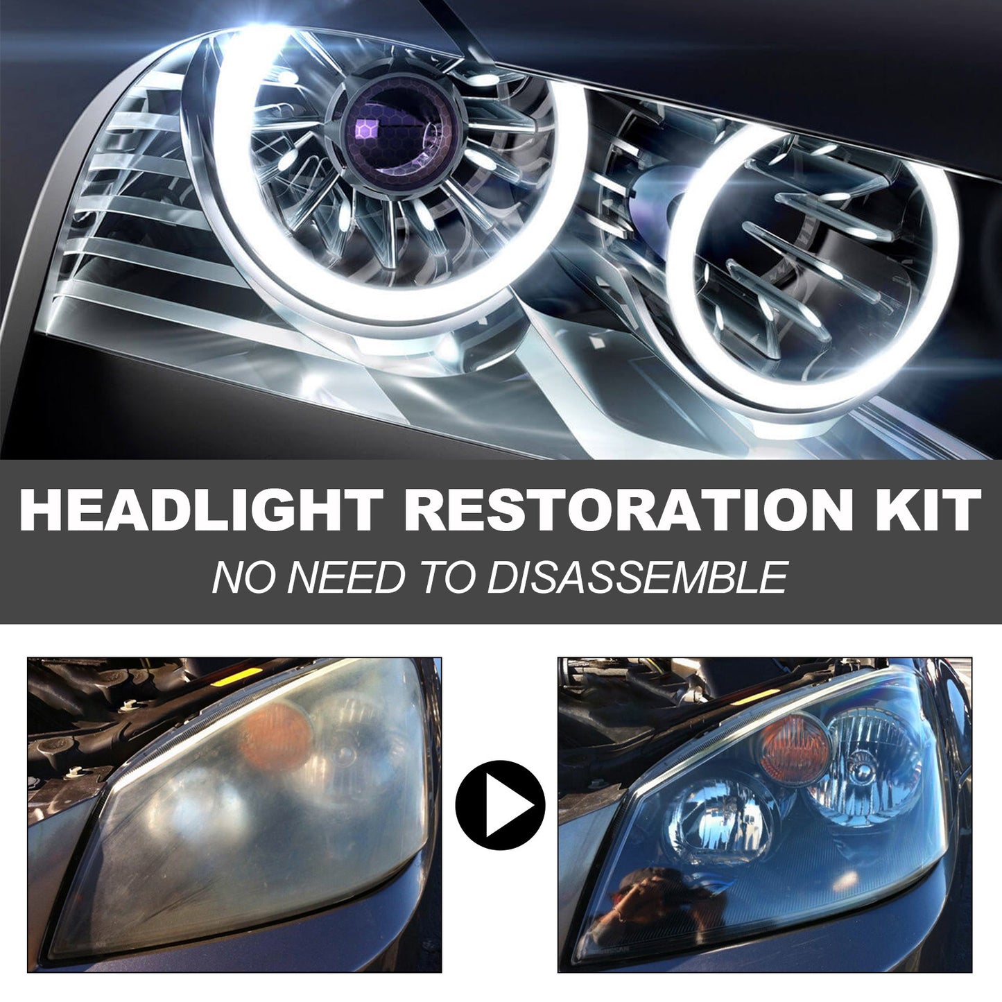 Car Ceramic Headlight Repair Kit