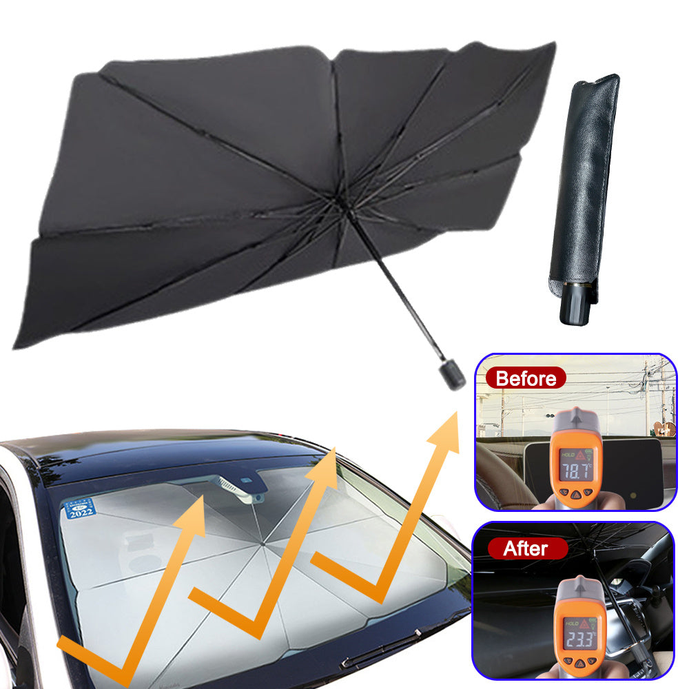 Foldable Car Windshield Sun Shade Umbrella UV Protection Heat Insulation