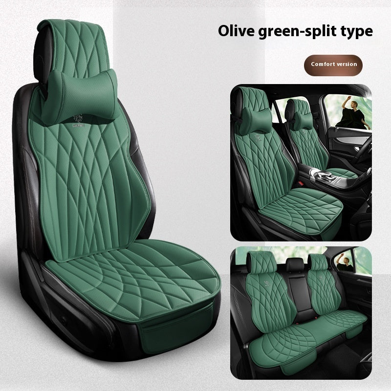 Car Universal Leather Semi-surrounded High-end Five-seat Seat Cover