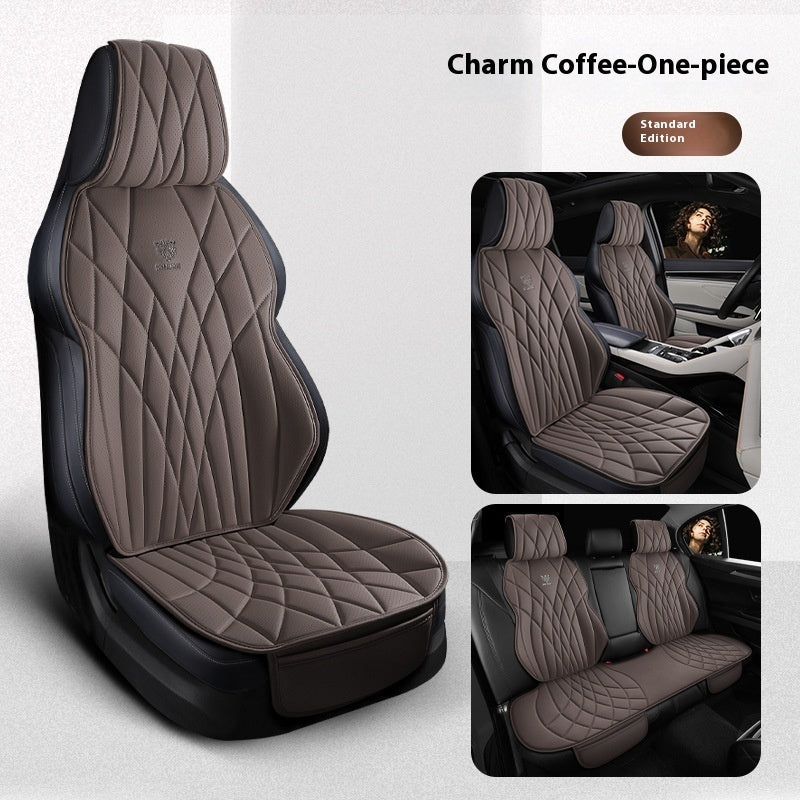 Car Universal Leather Semi-surrounded High-end Five-seat Seat Cover